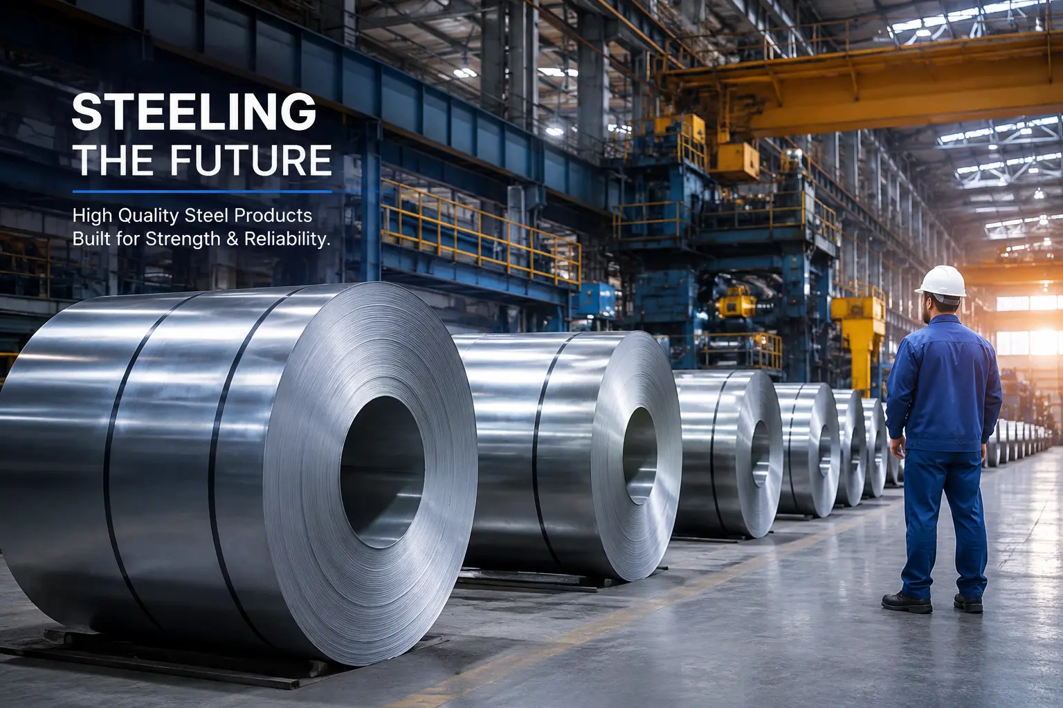 Steel Products Manufacturer Website by Skyline Studio