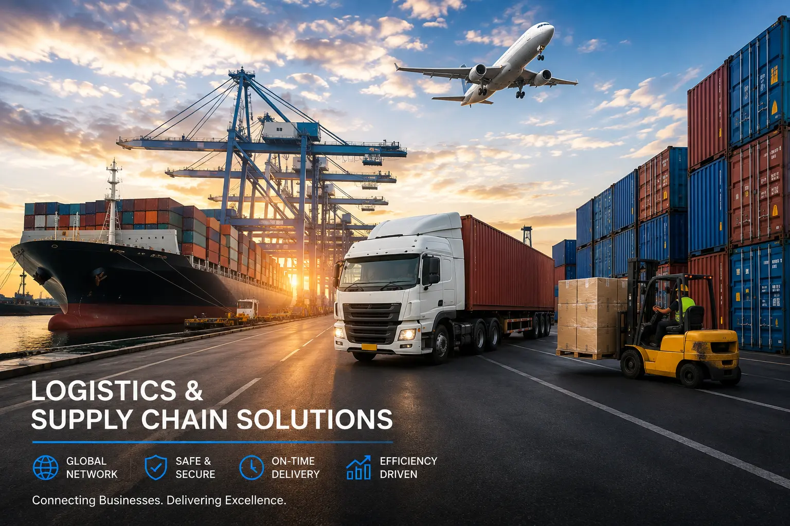 Logistics & Supply Chain Corporate Website by Skyline Studio